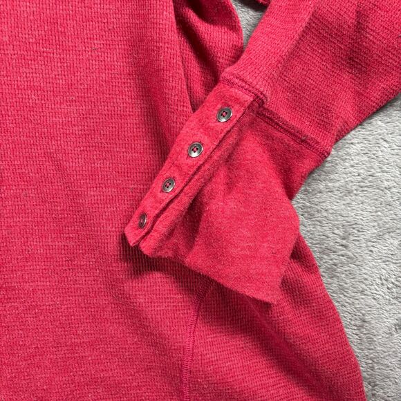 J Jill Women Thermal Knit Tunic Top Pockets Long Sleeve Muted Red Size 2X J110 - Picture 3 of 9